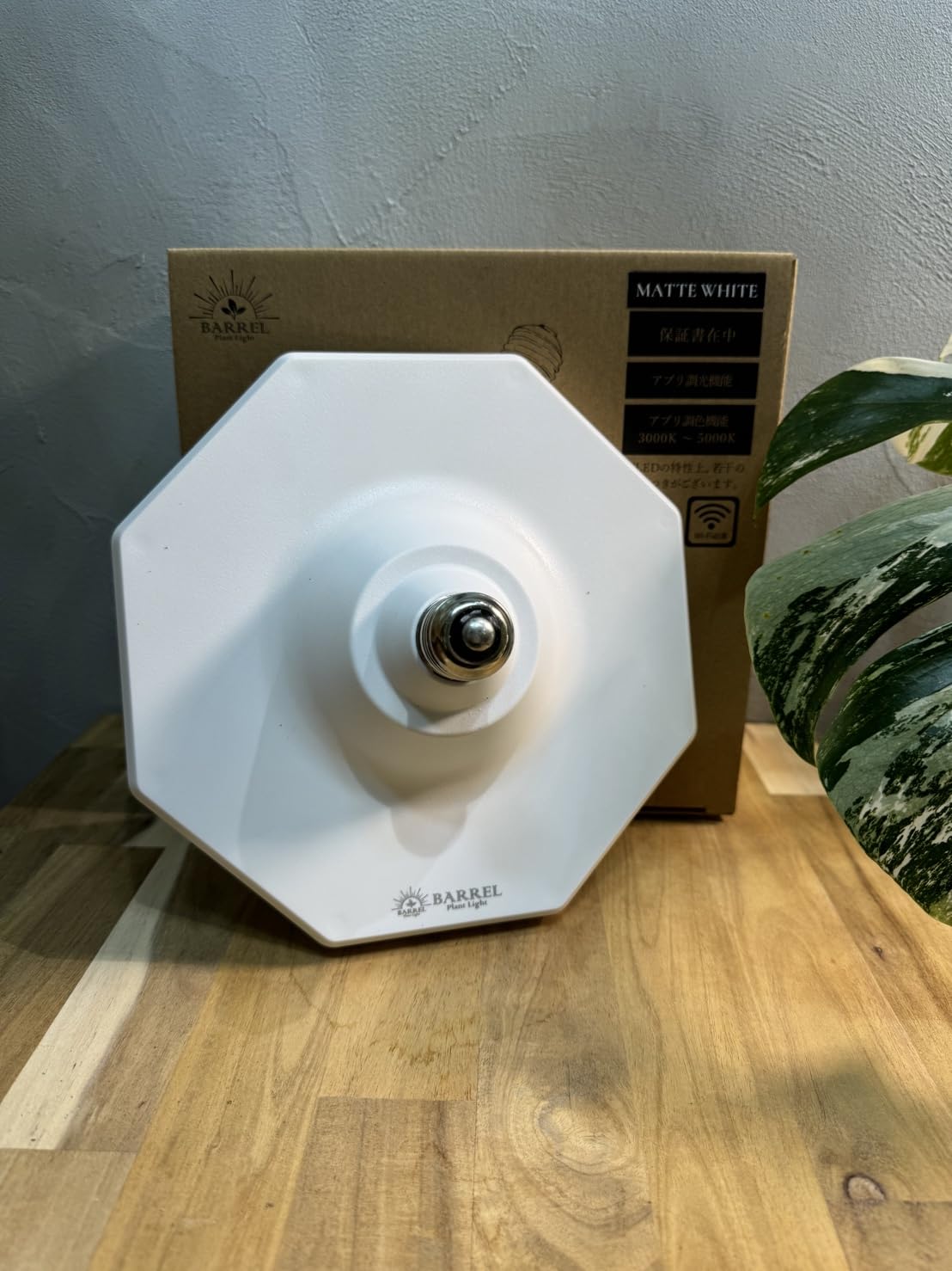 Amazon.co.jp: 植物育成 LEDパネルライト 【ROKI-Octagon-50W-WH】ロキ